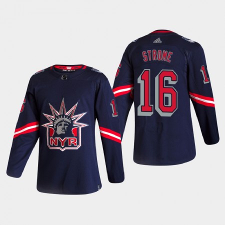 Camisola New York Rangers Ryan Strome 16 2020-21 Reverse Retro Authentic - Homem